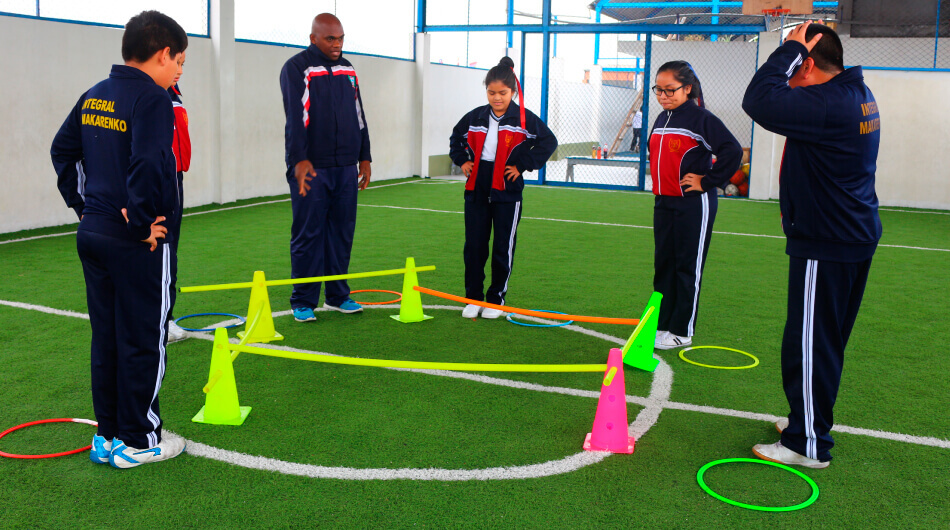 Cancha de grass artificial